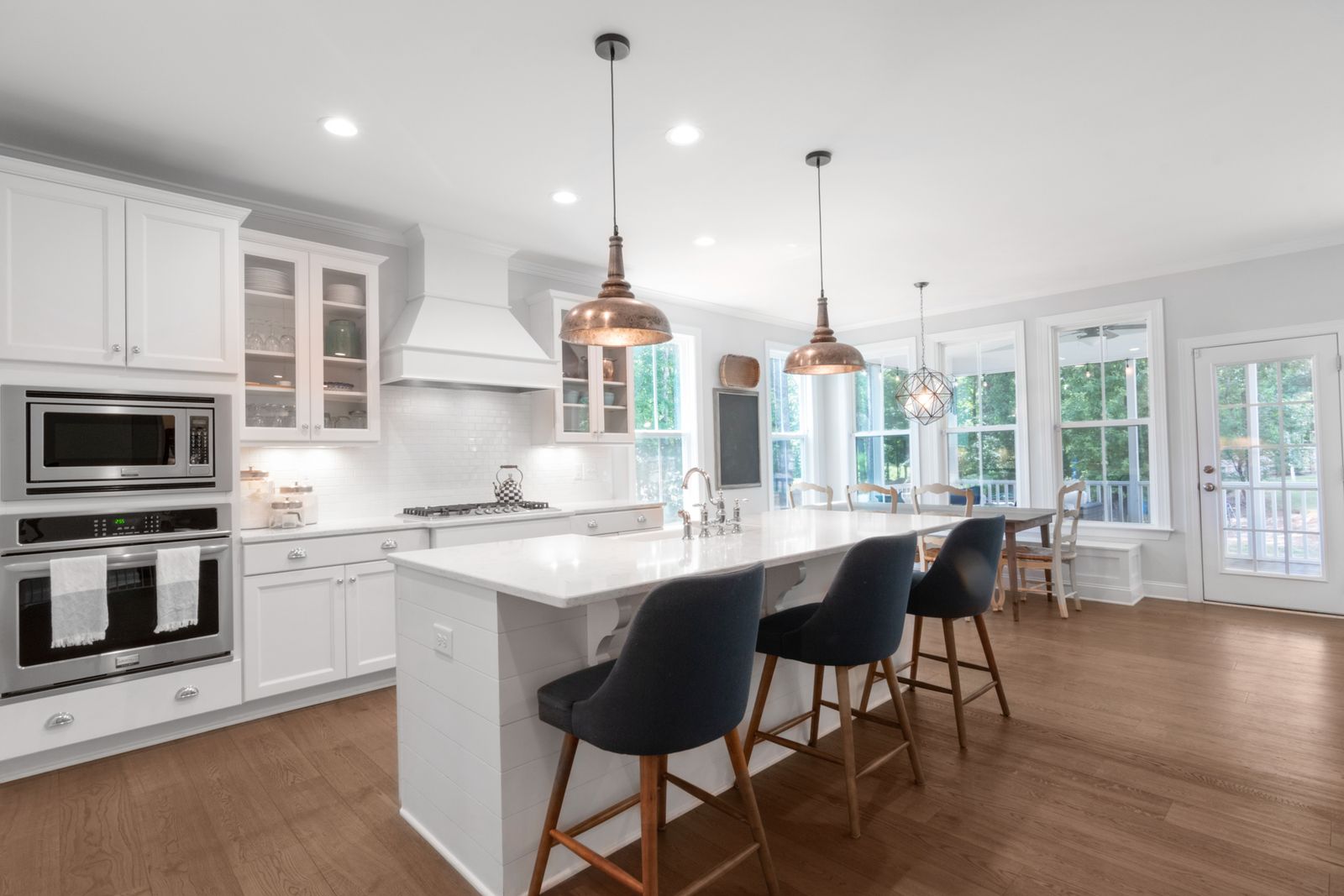 Sunset Park Family Kitchen — bright kitchen with breakfast nook and large island